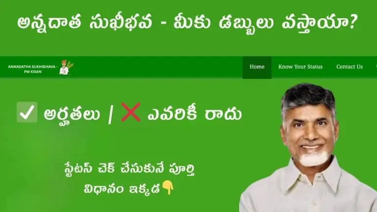 Annadatha Sukhibhava Eligibility Check 2025