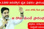 Ap Nirudyoga Bhruthi 3000 start Date